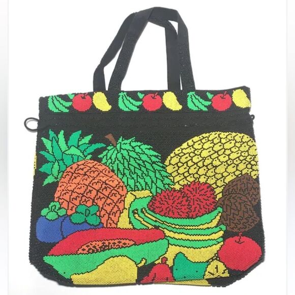 Vintage Handbags - Vintage Hand Beaded Hobo Women’s Bag
